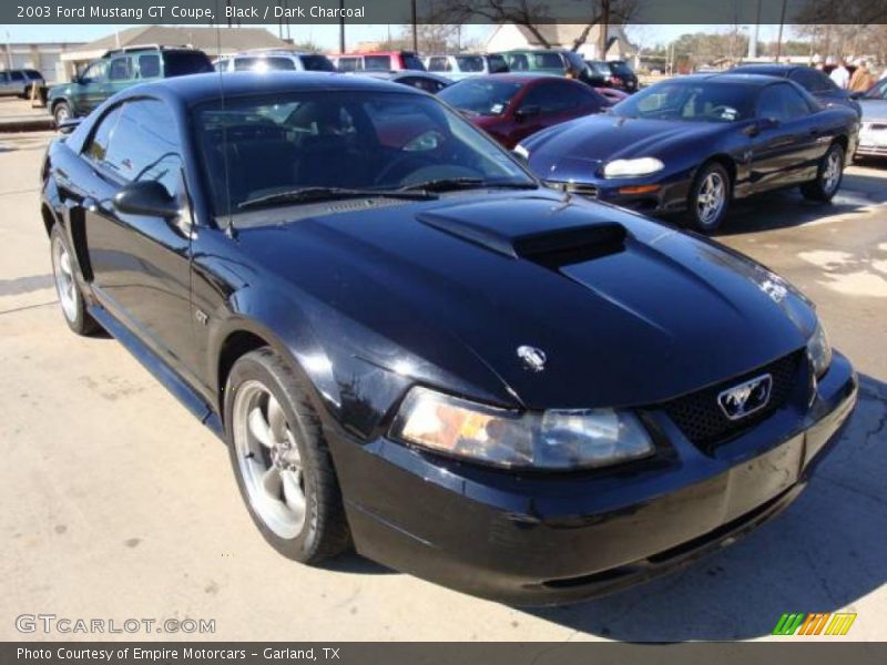 Black / Dark Charcoal 2003 Ford Mustang GT Coupe