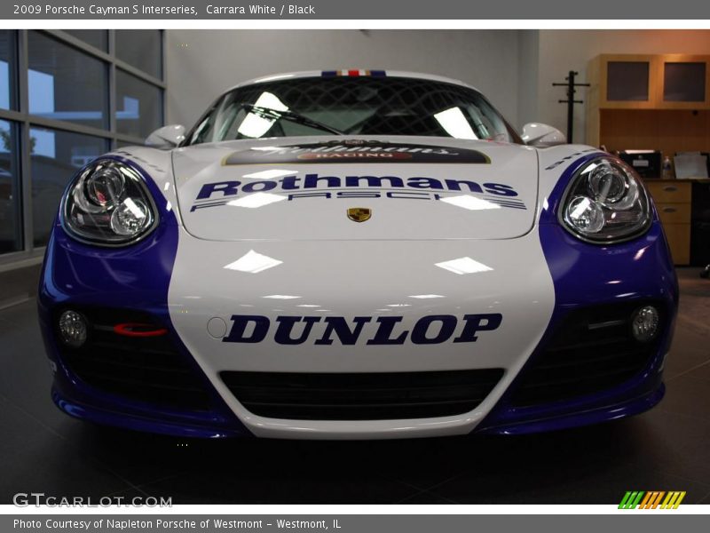 Carrara White / Black 2009 Porsche Cayman S Interseries