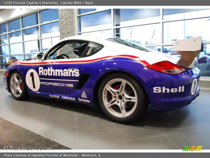 Carrara White / Black 2009 Porsche Cayman S Interseries