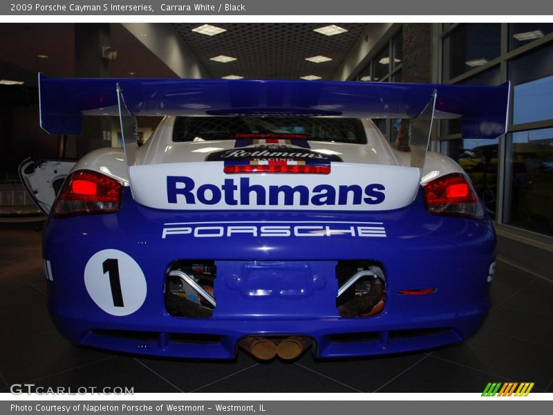 Carrara White / Black 2009 Porsche Cayman S Interseries
