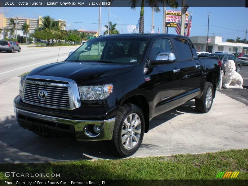 Black / Black 2010 Toyota Tundra Platinum CrewMax 4x4