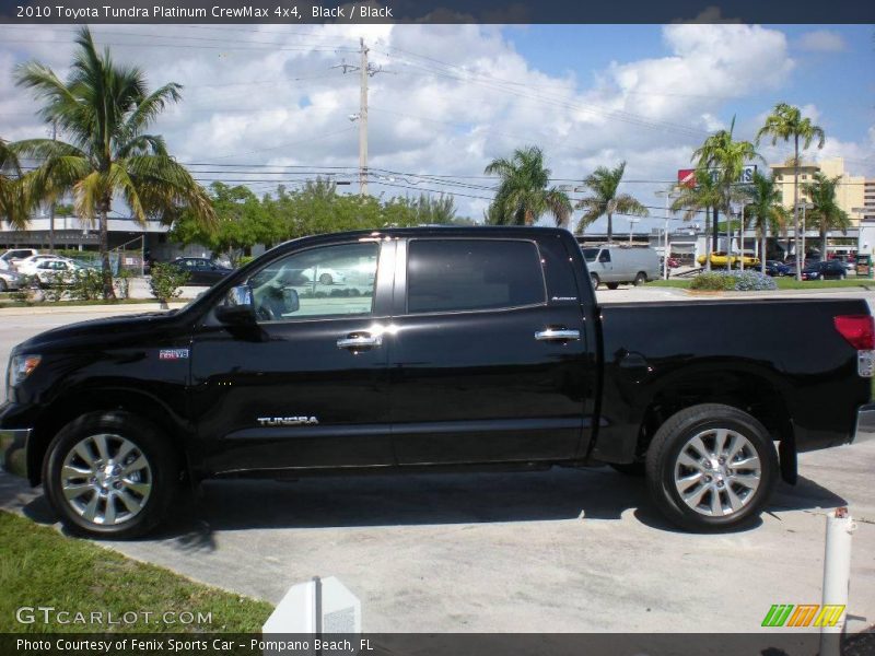 Black / Black 2010 Toyota Tundra Platinum CrewMax 4x4