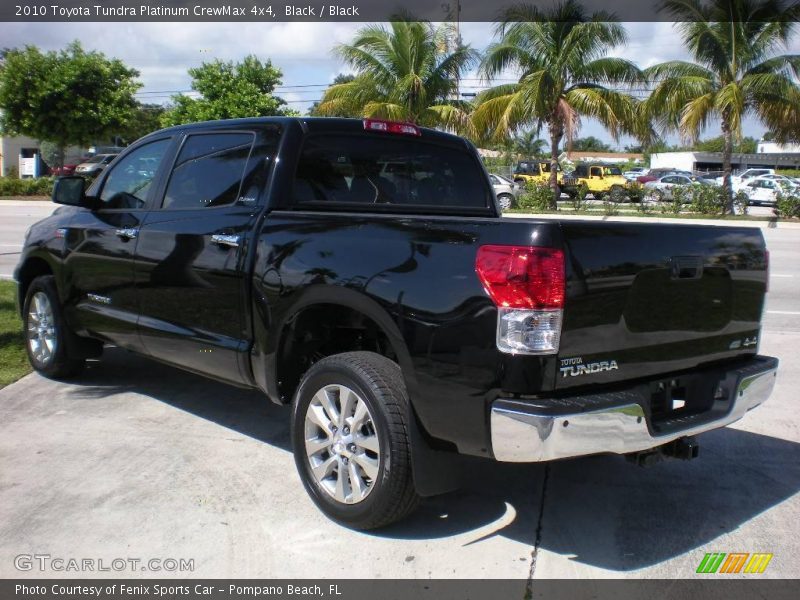 Black / Black 2010 Toyota Tundra Platinum CrewMax 4x4