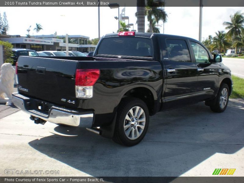 Black / Black 2010 Toyota Tundra Platinum CrewMax 4x4