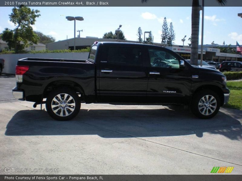 Black / Black 2010 Toyota Tundra Platinum CrewMax 4x4