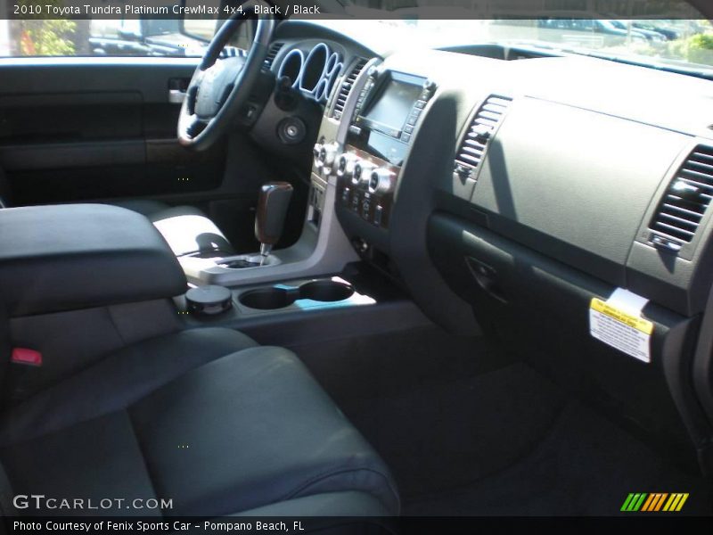 Black / Black 2010 Toyota Tundra Platinum CrewMax 4x4