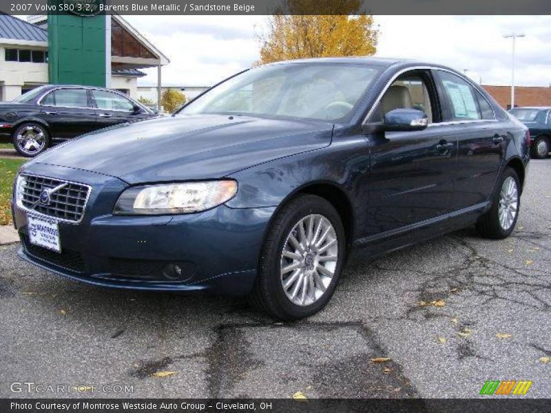 Barents Blue Metallic / Sandstone Beige 2007 Volvo S80 3.2