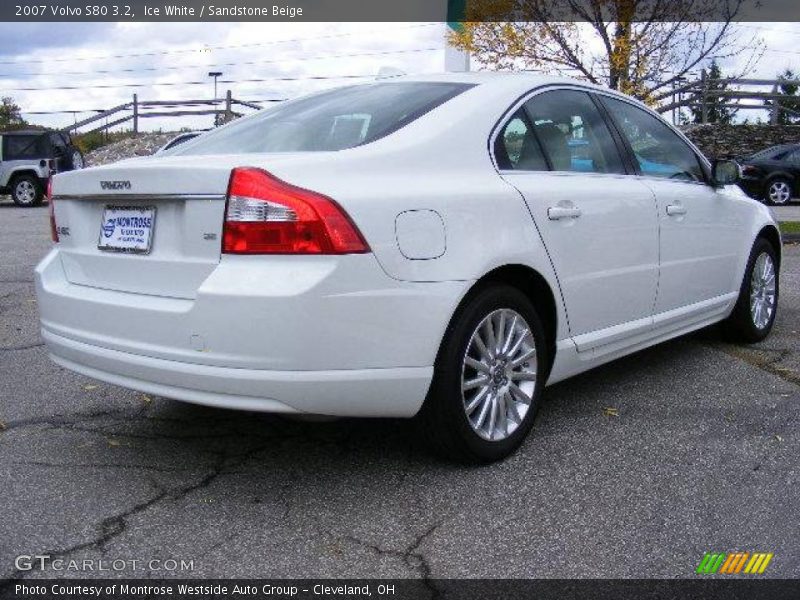 Ice White / Sandstone Beige 2007 Volvo S80 3.2