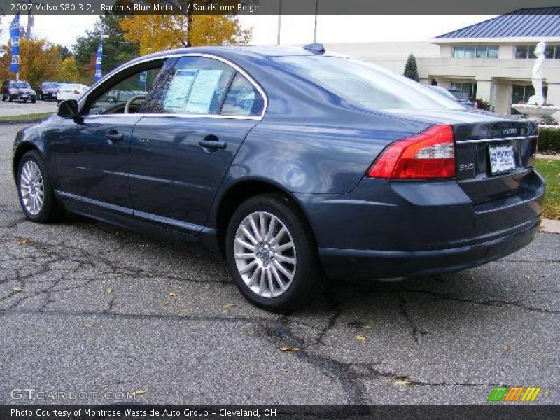 Barents Blue Metallic / Sandstone Beige 2007 Volvo S80 3.2