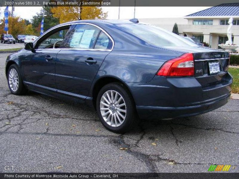 Barents Blue Metallic / Sandstone Beige 2007 Volvo S80 3.2