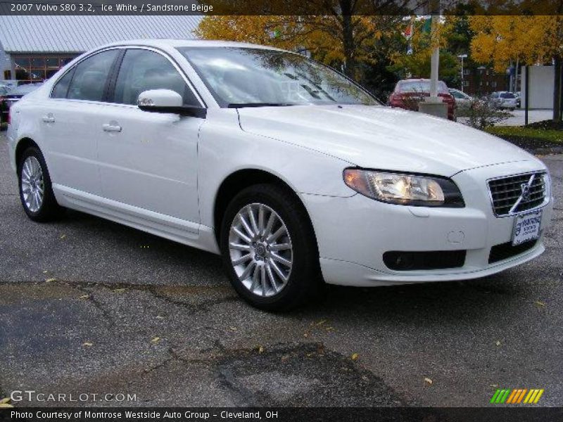 Ice White / Sandstone Beige 2007 Volvo S80 3.2