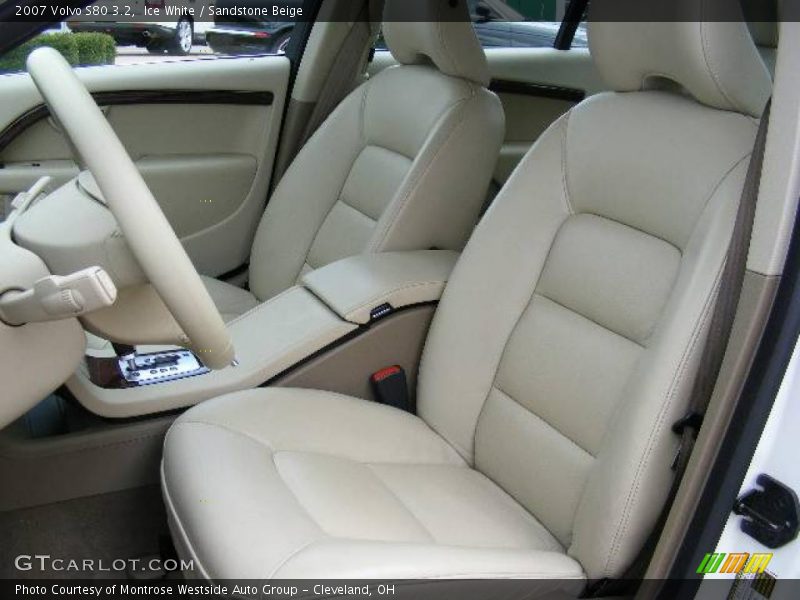 Ice White / Sandstone Beige 2007 Volvo S80 3.2