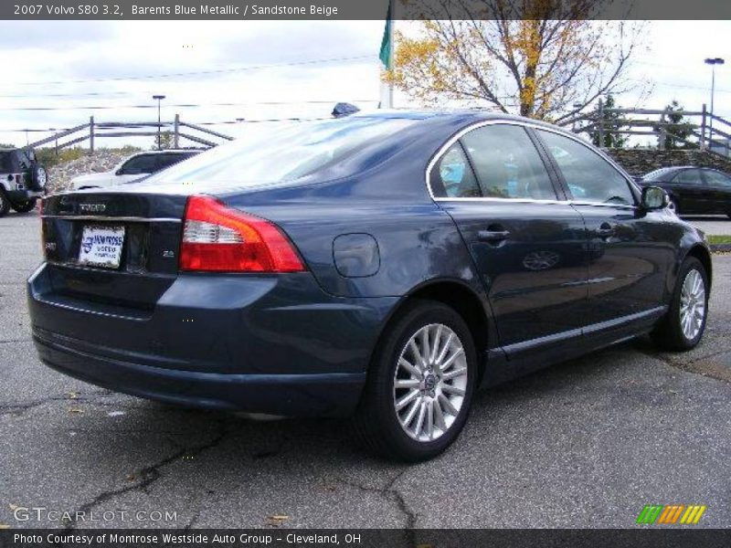 Barents Blue Metallic / Sandstone Beige 2007 Volvo S80 3.2