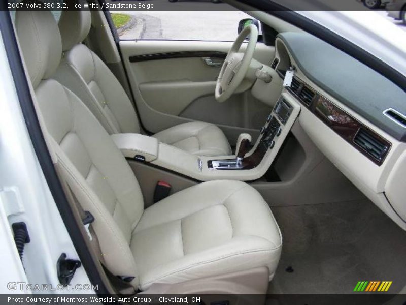 Ice White / Sandstone Beige 2007 Volvo S80 3.2