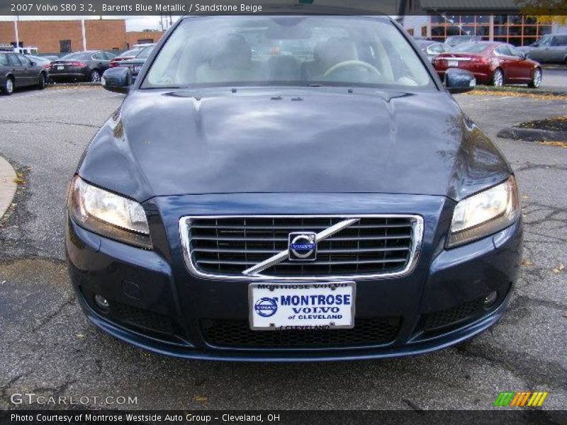 Barents Blue Metallic / Sandstone Beige 2007 Volvo S80 3.2