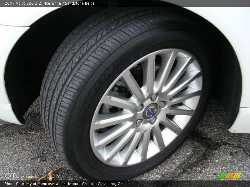 Ice White / Sandstone Beige 2007 Volvo S80 3.2