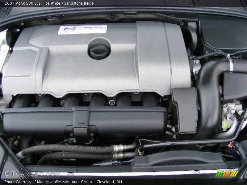 Ice White / Sandstone Beige 2007 Volvo S80 3.2