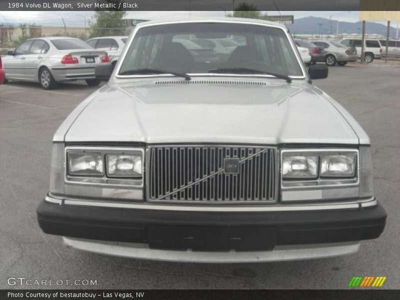 Silver Metallic / Black 1984 Volvo DL Wagon