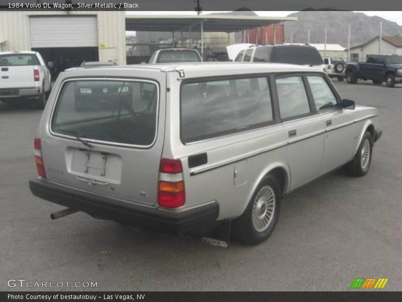 Silver Metallic / Black 1984 Volvo DL Wagon