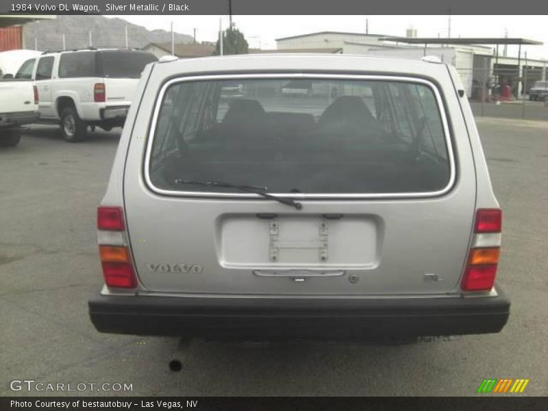 Silver Metallic / Black 1984 Volvo DL Wagon