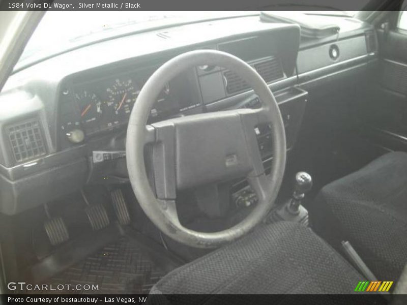 Silver Metallic / Black 1984 Volvo DL Wagon