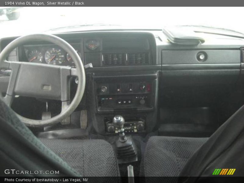Silver Metallic / Black 1984 Volvo DL Wagon