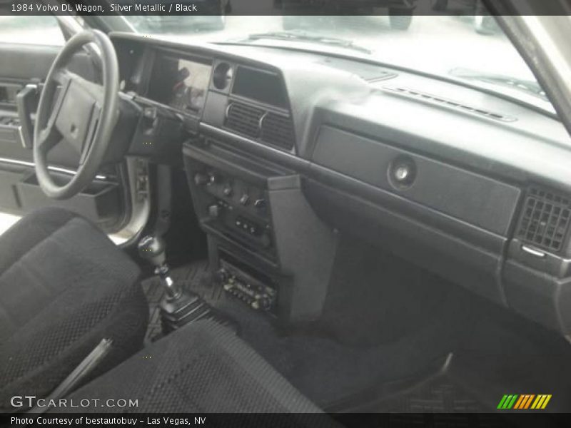 Silver Metallic / Black 1984 Volvo DL Wagon