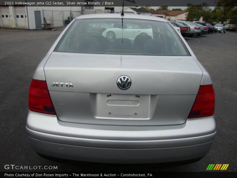 Silver Arrow Metallic / Black 2001 Volkswagen Jetta GLS Sedan