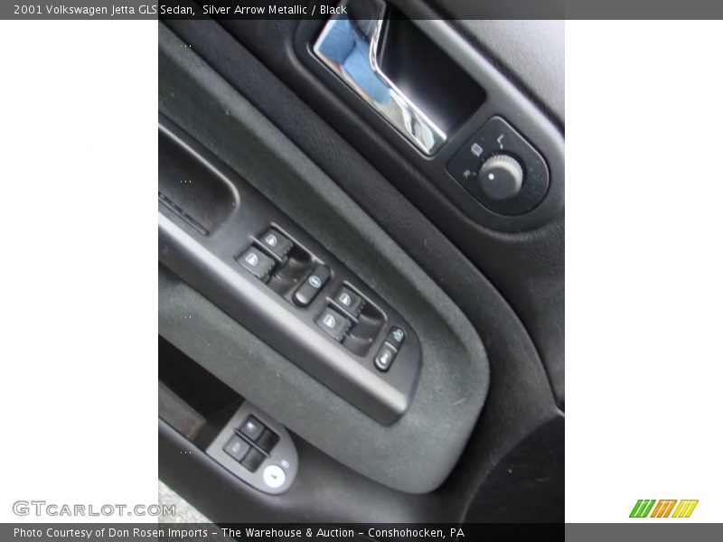 Silver Arrow Metallic / Black 2001 Volkswagen Jetta GLS Sedan