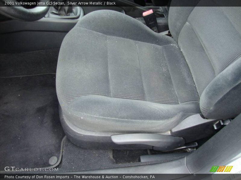 Silver Arrow Metallic / Black 2001 Volkswagen Jetta GLS Sedan