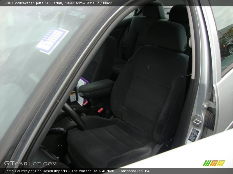 Silver Arrow Metallic / Black 2001 Volkswagen Jetta GLS Sedan
