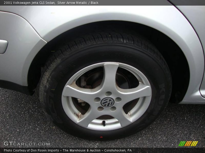 Silver Arrow Metallic / Black 2001 Volkswagen Jetta GLS Sedan