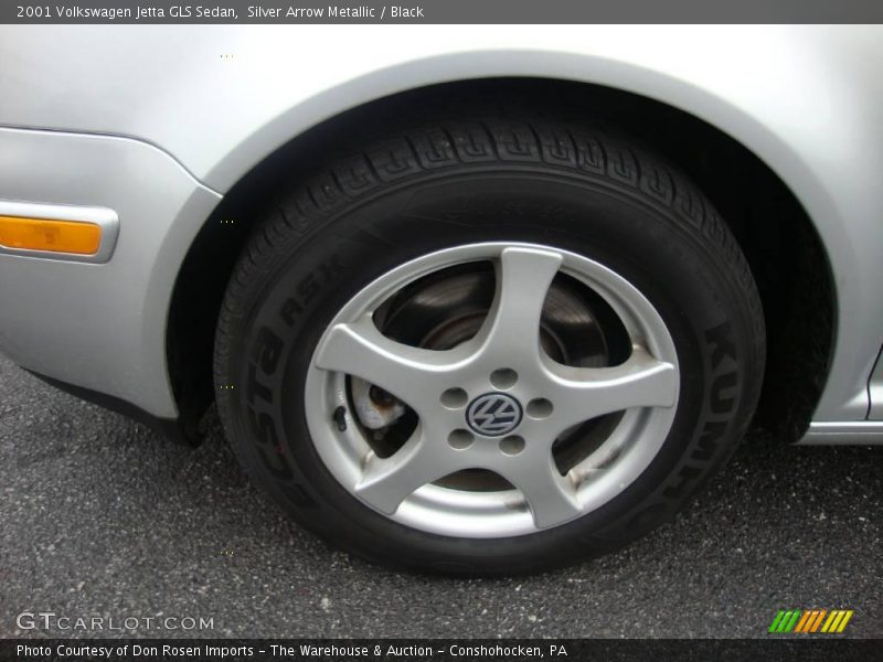 Silver Arrow Metallic / Black 2001 Volkswagen Jetta GLS Sedan