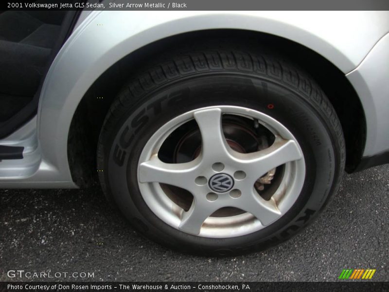 Silver Arrow Metallic / Black 2001 Volkswagen Jetta GLS Sedan