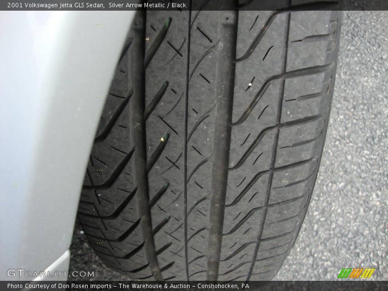 Silver Arrow Metallic / Black 2001 Volkswagen Jetta GLS Sedan