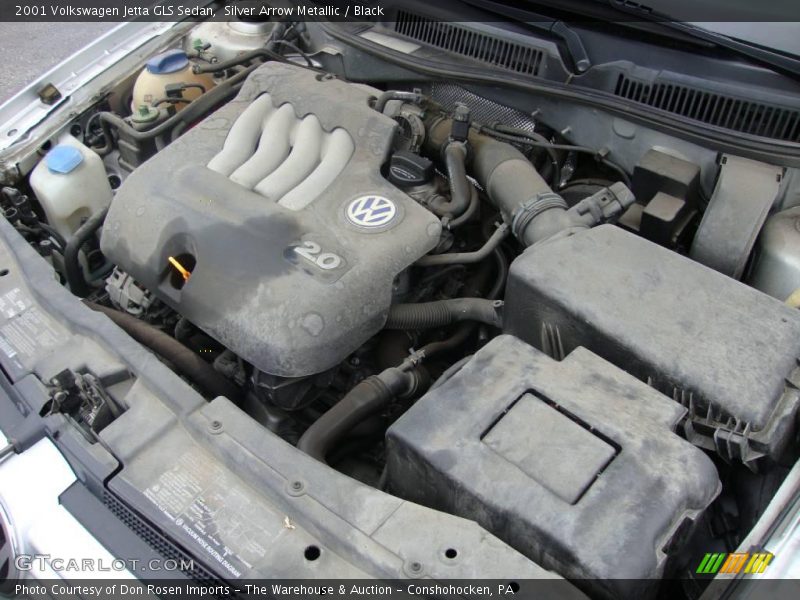 Silver Arrow Metallic / Black 2001 Volkswagen Jetta GLS Sedan