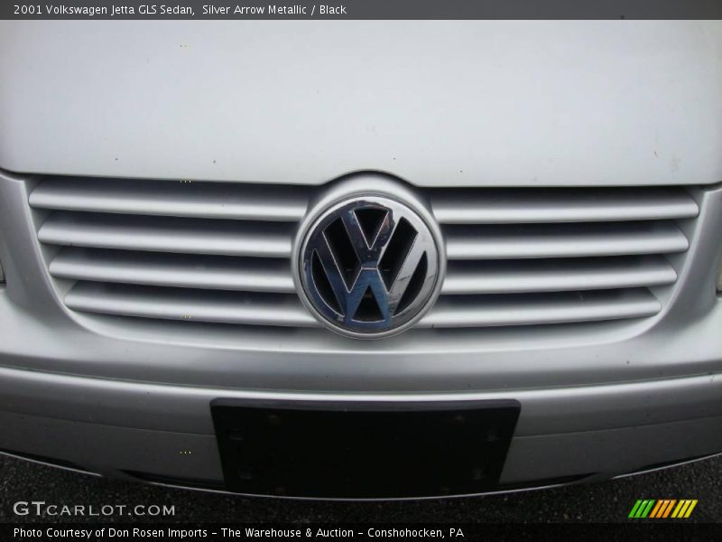 Silver Arrow Metallic / Black 2001 Volkswagen Jetta GLS Sedan