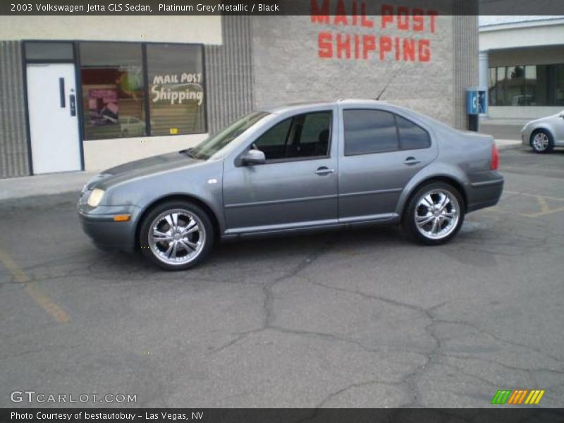 Platinum Grey Metallic / Black 2003 Volkswagen Jetta GLS Sedan