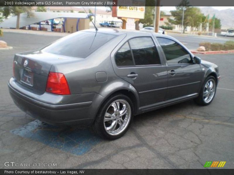 Platinum Grey Metallic / Black 2003 Volkswagen Jetta GLS Sedan