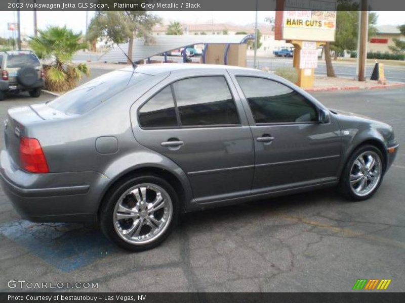 Platinum Grey Metallic / Black 2003 Volkswagen Jetta GLS Sedan