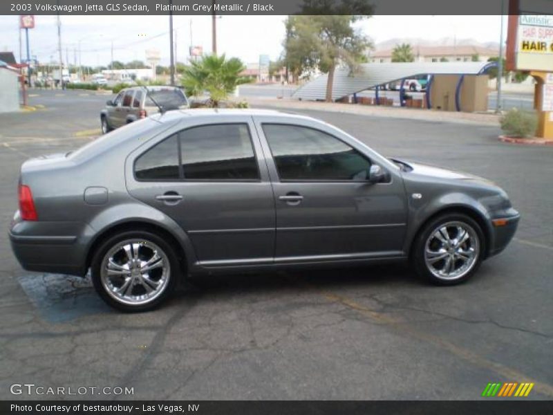 Platinum Grey Metallic / Black 2003 Volkswagen Jetta GLS Sedan