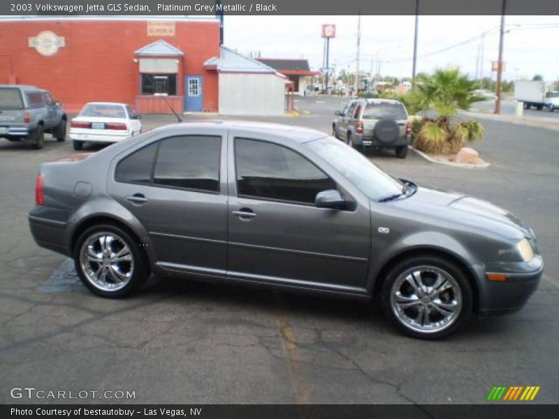 Platinum Grey Metallic / Black 2003 Volkswagen Jetta GLS Sedan