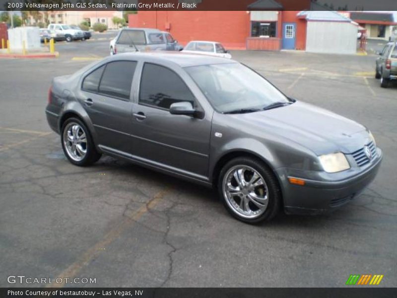 Platinum Grey Metallic / Black 2003 Volkswagen Jetta GLS Sedan