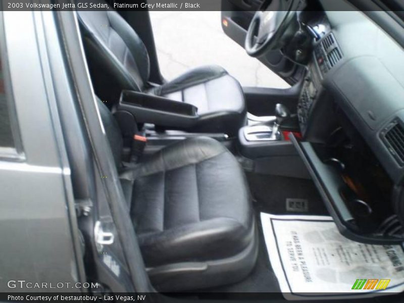 Platinum Grey Metallic / Black 2003 Volkswagen Jetta GLS Sedan