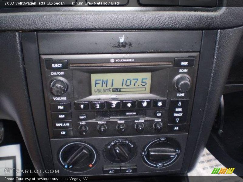 Platinum Grey Metallic / Black 2003 Volkswagen Jetta GLS Sedan