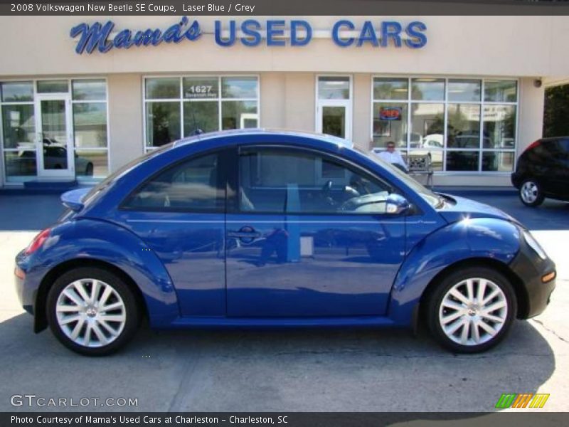 Laser Blue / Grey 2008 Volkswagen New Beetle SE Coupe