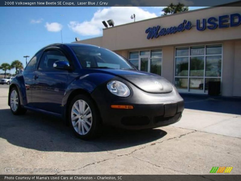 Laser Blue / Grey 2008 Volkswagen New Beetle SE Coupe