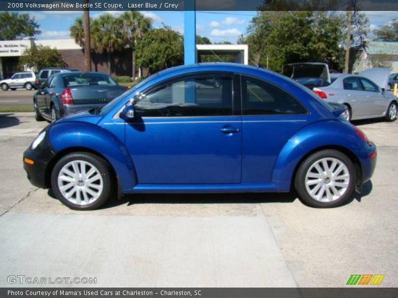 Laser Blue / Grey 2008 Volkswagen New Beetle SE Coupe