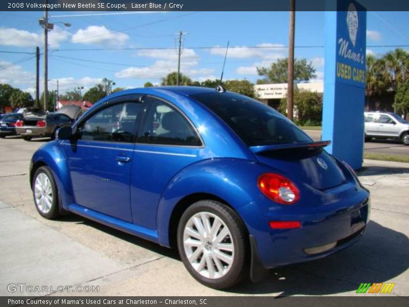 Laser Blue / Grey 2008 Volkswagen New Beetle SE Coupe
