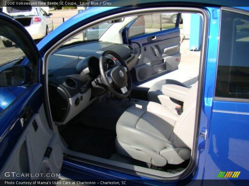 Laser Blue / Grey 2008 Volkswagen New Beetle SE Coupe
